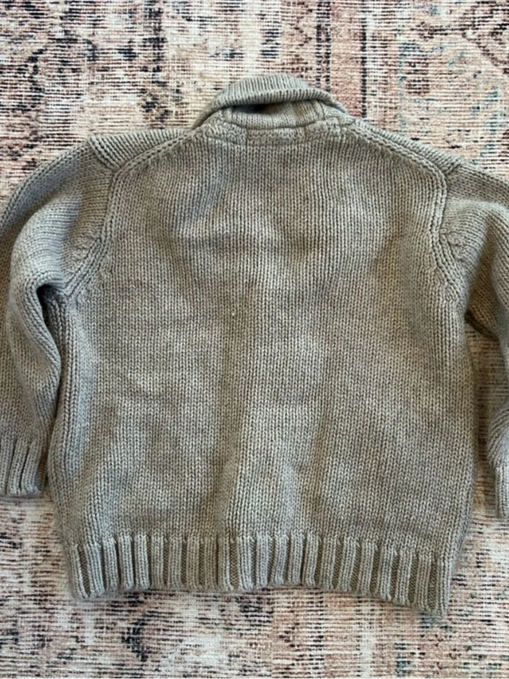 Janie and jack baby boy knit grandpa cardigan 12-18 months